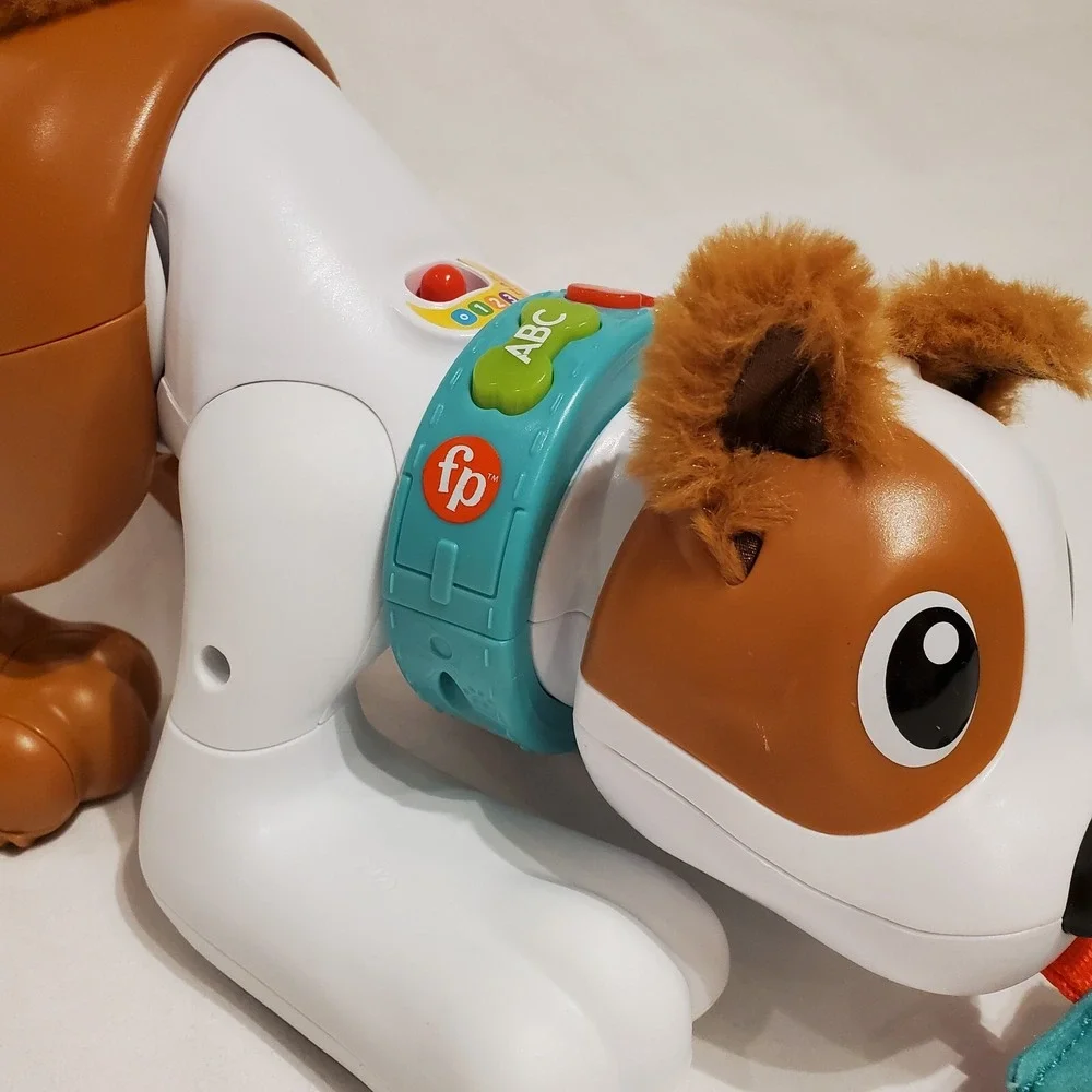 Fisher Price 123 Crawl with Me Puppy Electronic Dog Learning Toy GWW55